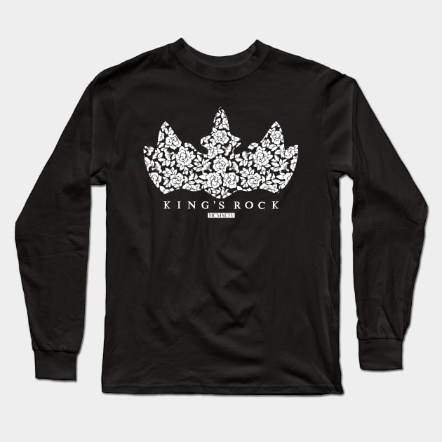 King's Rock B&W Long Sleeve T-Shirt by kingsrock